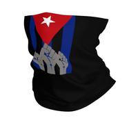 Puño De La Revolución Cubana Bandera Cubana Secado Rápido Cuello Bufanda Respirable Calentador De Cuello Pañuelo De Cabeza para Hombre Mujer Cámping