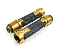 Puño de Manillar Universal para Moto 7/8" (46 mm) para Yamaha FZR600 1989-1993,Gold
