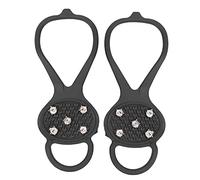 Puño de nieve 5 dientes Crampones alpinismo pico de zapatos anti -slip para senderismo y escalada de silicona material adecuado para el tamaño del zapato 36 49 tracción