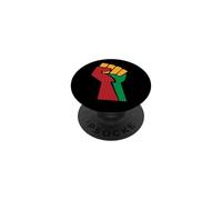 Puño de Poder Juneteenth PopSockets PopGrip Adhesivo