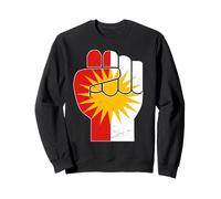 Puño Yezidi Bandera Sol Resistencia Yezidi Identidad Yezidi Sudadera