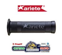 Puños Ariete Road Apretones Perforado Gris Negro Universal Conducir Moto Scooter