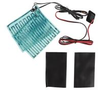 Puños Calefactables Control de Tres Niveles 12 V para Motocicleta | Fibra Compuesta y Tela No Tejida, Chip Inteligente Integrado, Montaje 3m o Soporte en Espejo