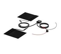 Puños Calefactables de Moto 12 V Negro, Funda de Agarre Calefactable