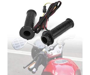 Puños Calefactables de Moto, Manillar Calefactado Universal de 22 Mm para Bicicleta (1 Par)