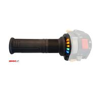 Puño calefactor Koso HG 13 (largo 120 mm) con interruptor en el pulgar (diámet