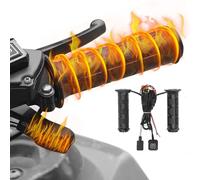 Puños Calefactables Para Motocicleta, 1 Par De Puños Calefactables Atv De 12 V Con 3 Niveles De Ajuste De Temperatura Empuñaduras Calefactoras Para Bicicleta De Motocicleta, 12,6 cm (L) X 2,2 cm (ø)