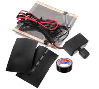 Puños Calefactables para Motocicleta 12v Ajustables, Negro Plástico | Temperatura 30-70℃, Potencia 4-20w, Instalación Fácil, para Scooter y Motos en Invierno