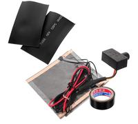 Puños Calefactables Plástico Negro 12v, para Manillar de Motocicleta | Temperatura 30-70℃, Potencia 4-20w, Uso en Invierno y Trayectos Fríos, para Moto y Scooter