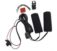 Puños calefactados para motocicleta, 12 V CC, kit de calentador de manillar de calor rápido IP67 impermeable 3 ajustes de marcha para scooters y cuatrimotos, protección contra el clima frío