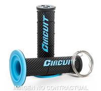 Puños circuit v negro-azul para moto repuestos accesorios piezas recambios