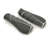 XLC Griffe Ergonomic Gr-g06 Material de Bicicleta, Unisex Adulto, Negro/Gris, 130 mm