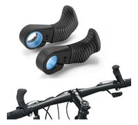 Puños de Bicicleta para el Pulgar para Cube Cross SL 2020, 22.2 mm Ciclismo Manillar Garras Portátiles Mangos Sin Ciclo de Deslizamiento,D-Black