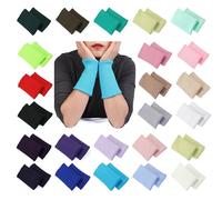 Puños de canalé de punto Tejido acanalado elástico Puños sin costuras,Nervios tubulares por Metro o Par. Brazalete renovado, por Neotrims | Jade Green, 1 Pair (2 Pieces)