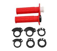 Puños De Goma Con Bloqueo Para Manillar Motocicleta, Compatibles YZ400F (1998-2013/2016-2017)(ROJO)