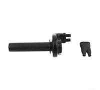 Puños de mango de giro rápido diseñados para motocicletas para proporcionar un mejor control de aceleración (negro)