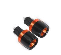 Puños De Manillar CNC De Motocicleta 7/8" 22MM Tapa Extremo Manillar para GSF 250 600 600S 650 650S 650N 1200 1250 para Bandit 650S Extremos puños Manillar(Naranja-C)