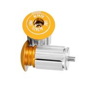 Puños de manillar, cubierta para el extremo del manillar, cubierta de tapones de aleación de aluminio, 1 par de extremos de barra para manillar de bicicleta, conector de extensión de manillar para