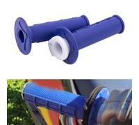 Puños de manillar de 22 mm de goma para bicicleta de cross | Cuenta con un sistema de bloqueo que permite un reemplazo rápido de agarre sin necesidad de pegamento o alambre para las