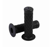 Puños de manillar de goma suave vintage universales Puños de mano de motocicleta de silicona antideslizantes para moto de cross Cruiser Scooter Negro Blanco Marrón Rojo Marrón (Negra)