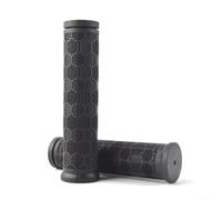 Puños de manillar de goma trenzada para bicicletas de montaña, juego de 2 piezas, diseñado para compatibilidad de 22 y 2 mm, gran control (125 mm + 115 mm)