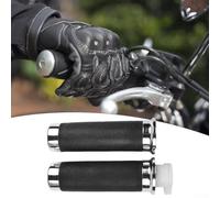 Puños de manillar de moto para Honda Shadow VT1100C VT750 - Juego de empuñadura de gas antideslizante con tubo Throttle - 25 mm negro ABS goma Cruiser