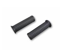 Puños de manillar SHIN YO Custom Old Style de 1 pulgada (25,4 mm) par negro, negro