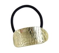 Puños de metal para cola de caballo, soporte geométrico para cola de caballo, lazos de pelo para niñas, diadema de cola de caballo, puño dorado para amigos, familia, cumpleaños, vacaciones