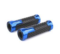 Puños de Motocicleta para Kymco Ak550 AK 550 7/8" 22 Mm - 1 Par De Puños Antideslizantes para Manillar De Motocicleta(Blue)