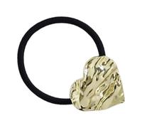 Puños de pelo para coletas - Gemelos geométricos para cola de caballo - Diadema de cola de caballo, puños dorados de moda, lazos de metal para fiestas, bodas, viajes, ocasiones especiales