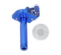 Puños del acelerador Twist Gas, puños del acelerador de aluminio CNC 22mm/0.87in reemplazo del manillar de la motocicleta para CRF(azul)