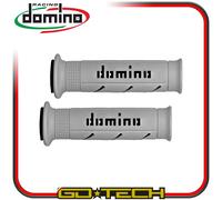 Puños Dominó A250 Moto Scooter Conducir Gris Negro On Road Racing Perforado