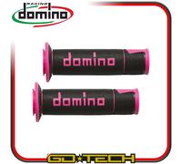 Puños Dominó A450 Moto Scooter Conducir Negro Fucsia On Road Racing Perforado