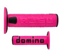 Puños domino off road a360 negro/gris a36041c4052a7-1 para moto repuestos