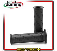 Puños Dominó Suzuki Style Moto Scooter Calle Negro Onroad Universales Perforado