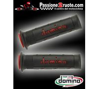 Puños Domino XM2 Negro Rojo Morini 1200 Sport Corsaro Gran Paso Scrambler