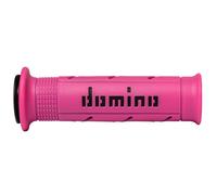 Envío gratis puños domino xm2 super soft fucsia-negro para moto repuestos