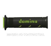 Revestimiento de manillar domino moto on road a250 negro-verde open end 120-125m