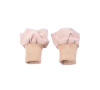 PuñOs EláSticos De Canalé Chaqueta de plumón elástica de hilo grueso y grueso, puños a prueba de viento, cálida y alargada, tela for ropa hecha a mano(Beige)