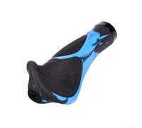 Puños ergonómicos para bicicleta con bloqueo de goma | Cubiertas antideslizantes para manillar MTB Road para bicicleta | Para extremo de aleación de aluminio | Ajuste cómodo rojo azul 14,3 cm (D)