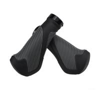 Puños ergonómicos para bicicleta con goma de gel y anillos de bloqueo de aluminio diseñados para reducir la compresión del nervio palmar y mejorar el agarre