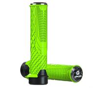 Puños ergonómicos para manillar de 22 mm, silicona con absorción de golpes | Diseño Lock-On de 138 mm de longitud, TPR antideslizante para superficie, para MTB y trekking, fácil montaje