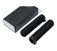 Puños Ergonómicos TPR/EVA Absorción Impactos Bicicleta | Espuma densidad, absorción golpes, para agarre firme, ideal MTB y senderos, previene fatiga manos(black)