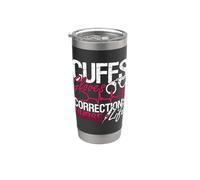 Puños Guantes Correcciones Enfermería Prisión Enfermera Correccional Vaso térmico de acero inoxidable de doble pared