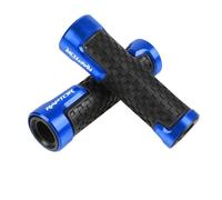 Puños Moto, Empuñaduras de Manillar Motocicleta, F Para Y-amaha YFM125 / 350/700 / 90 Raptor 7/8''22mm Motocicleta CNC Accesorios Manillar Grip Termina Manillar Grips(Blue RAPTOR LOGO)