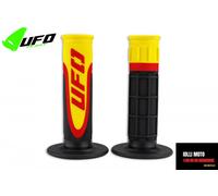 Puños Moto UFO Axiom A 3 Densidades Amarillo/Rojo 22mm Cross Enduro MX