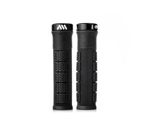 Puños para Bicicleta de Montaña MTB con Agarre Ligero Rise | Grips Ergonómicos con Textura Micro-Diamante para Enduro y Trail con Bloqueo - 132mm
