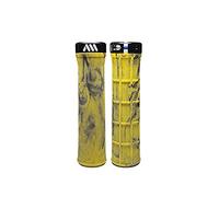 Puños para Bicicleta Sin Reborde con Textura Diamante MTB Berm | Grips Ergonónimcos Antideslizantes con Diseño Cónico y Bloqueo Interior - 135mm
