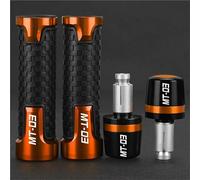 Puños para Manillar Accesorios para Manillar De Motocicleta para Yamaha MT03 MT-03 MT 03 2006 2007 2008 2009 2010 2011 2012 2013 2014 2015 2016 2017 2018(Orange)