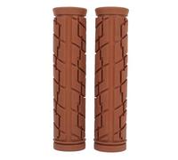 Puños para Manillar De Bicicleta, 1 Par De Goma Marrón, Universales, Resistentes A Los Golpes, Ergonómicos, Cómodos, para BMX, Montaña, MTB, Crucero De Playa, Scooter, Bicicleta Plegable
